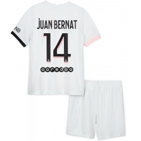 Paris Saint Germain Juan Bernat 14 Voetbaltenues Kind Uit 2021/22 - SS (+ Korte broeken) 